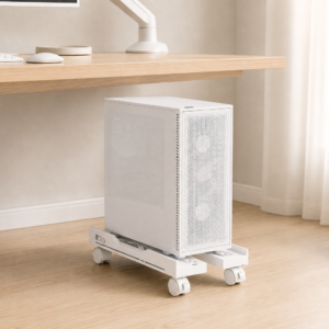 Adjustable Rolling PC Tower Stand