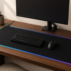 RGB LED Desk Mat — 14-Mode Gaming Mouse Pad
