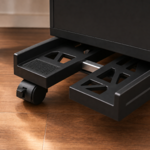 Adjustable Rolling PC Tower Stand