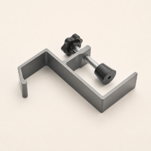 Aluminum Desk Edge Hook — Headset & Bag Hanger